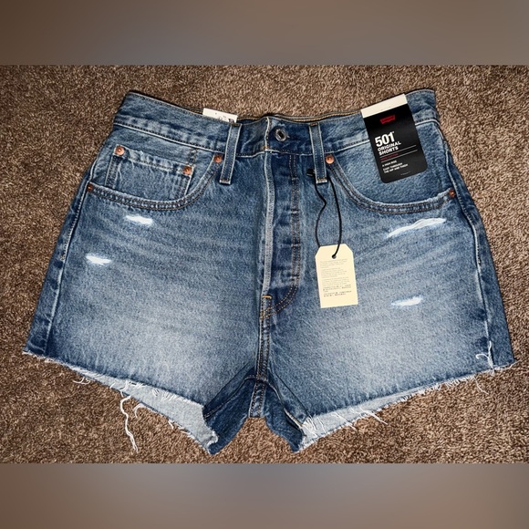 501® ORIGINAL FIT HIGH RISE WOMEN'S SHORTS - Verified Vintage - Size 30 - Picture 9 of 10